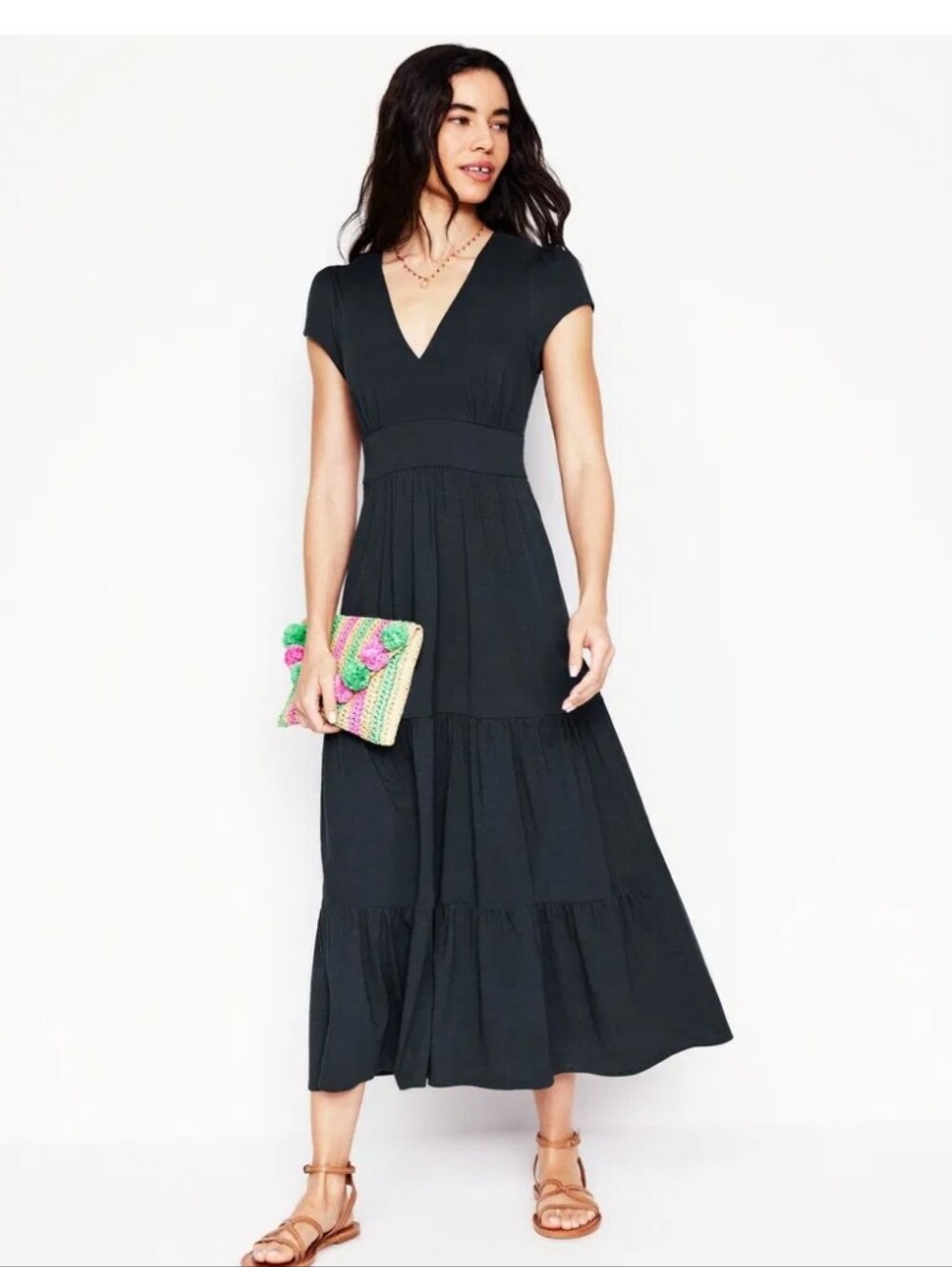Boden Eloise Tiered Midi 8